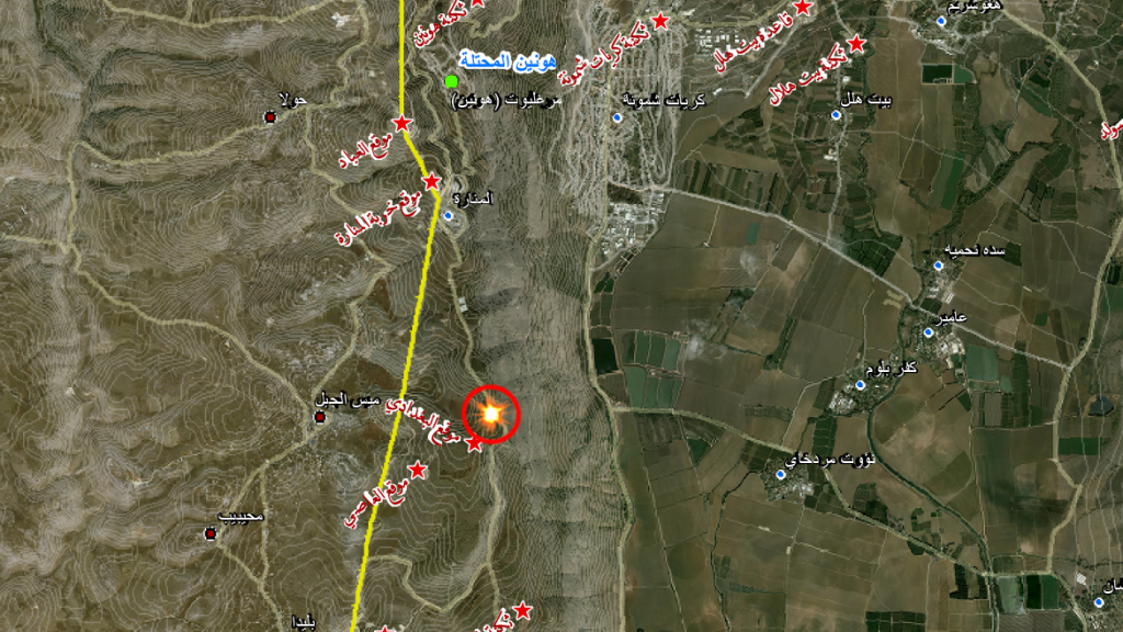 البيان الثاني ليوم الثلاثاء: استهداف تجمّع لجنود الاحتلال الاسرائيلي في موقع رويسة ‏العاصي