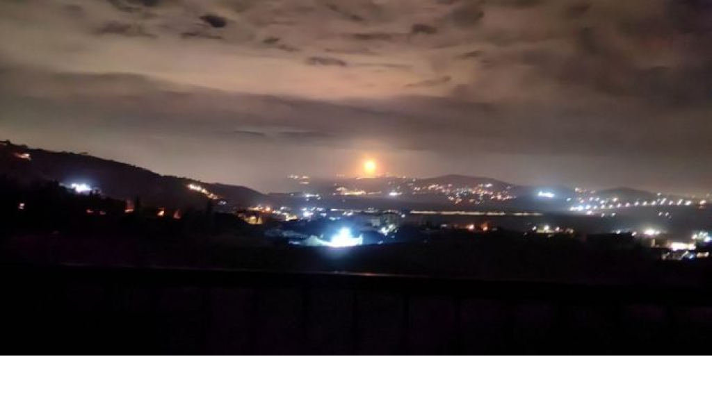 بالفيديو.. سلسلة غارات صهيونية على يارون