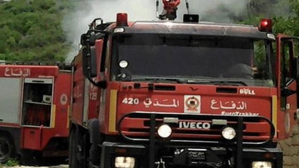 الدفاع المدني أخمد حريقًا في منزل في القليعة