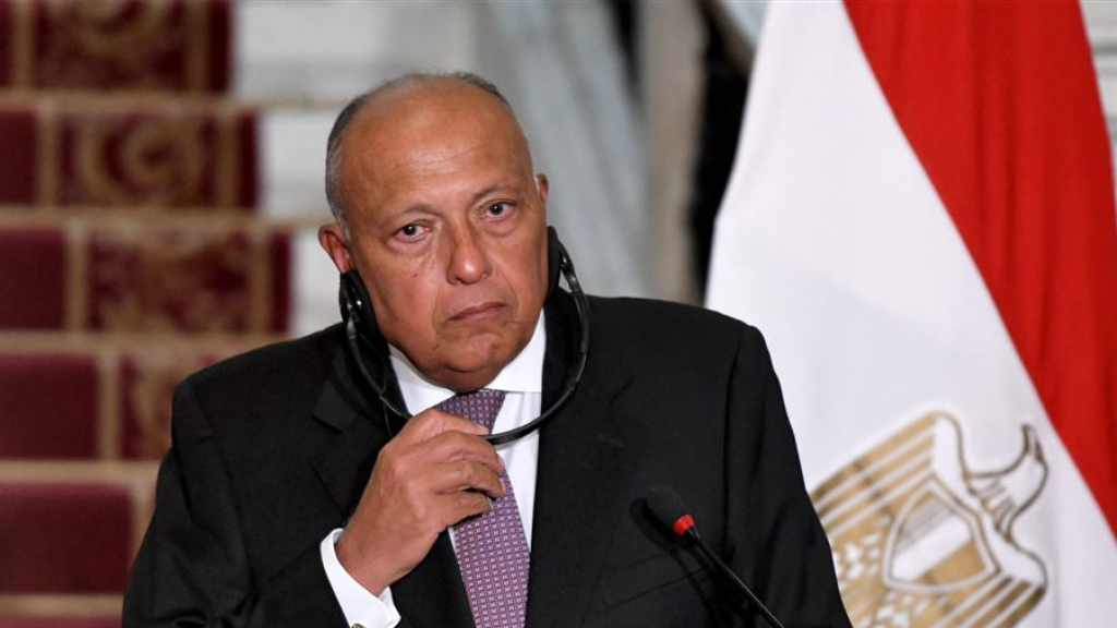 وزير خارجية مصر في بيروت اليوم