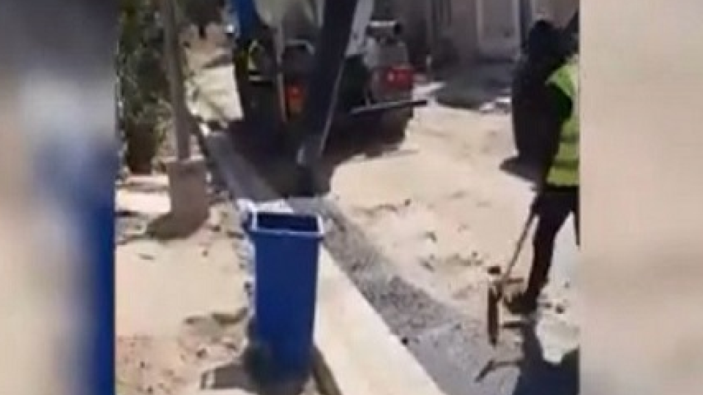 بالفيديو ـ اعتراض عراقي على رداءة عمل شركة لبنانية في البصرة