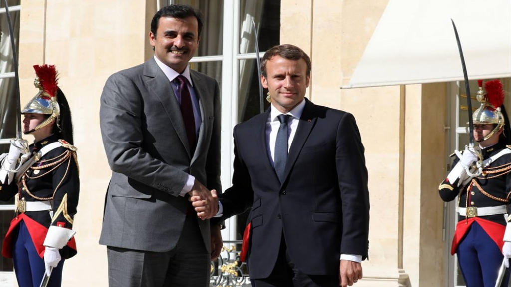 أمير قطر يزور باريس  لإجراء محادثات مع ماكرون هذا محورها!