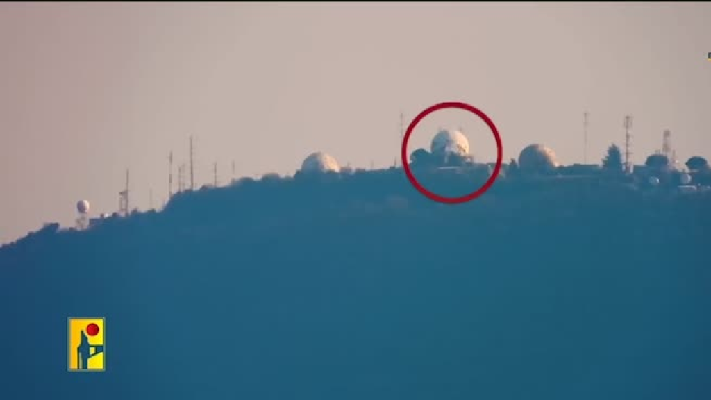 مشاهد استهداف المقاومة لقاعدة ميرون الصهيونية