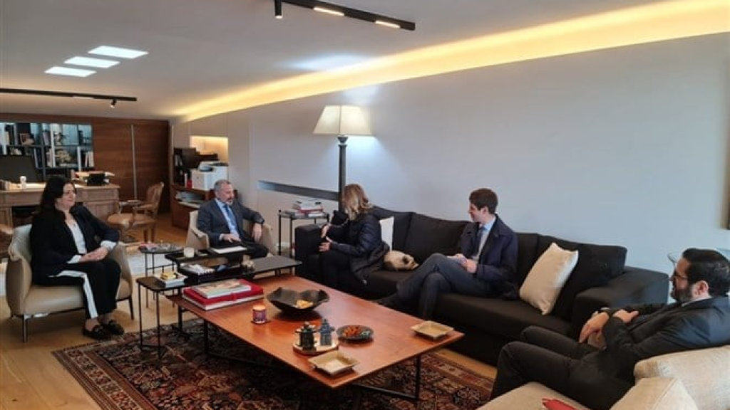 السفيرة الايطالية زارت الوزير باسيل: تبادل  وجهات النظر على مواضيع الساعة في لبنان والمنطقة