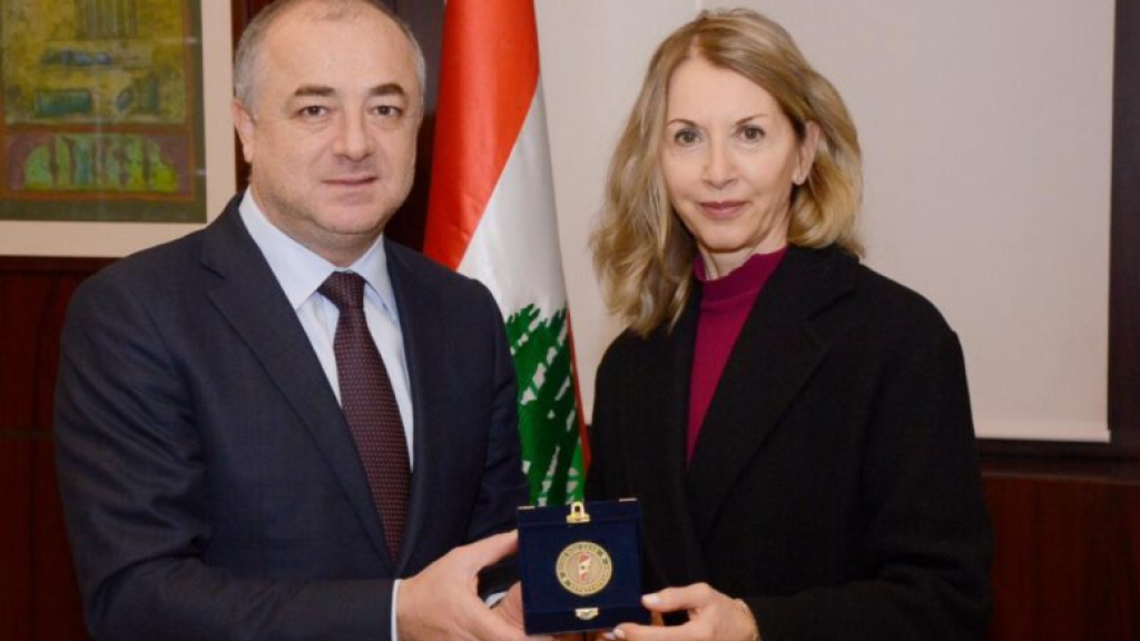 النائب الياس بو صعب يلتقي سفيرة ايطاليا في لبنان