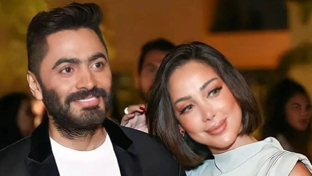 هل عاد تامر حسني  لبسمة بوسيل.. شــاهدوا ما حصل