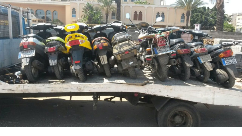 عشرات الدراجات المخالفة في قبضة الأمن الداخلي