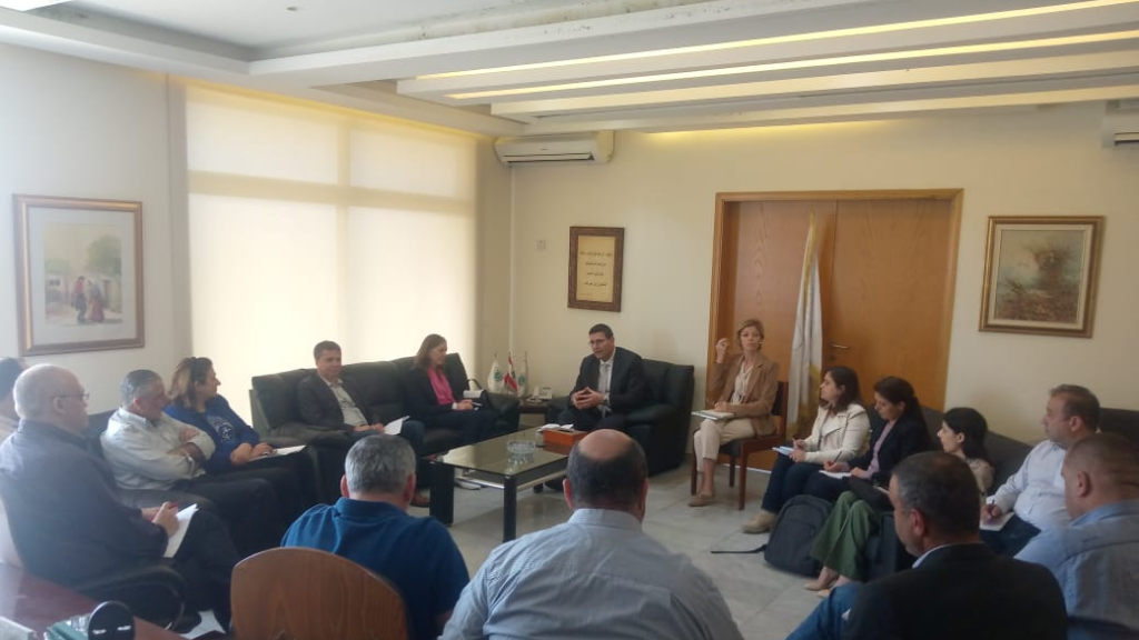 اجتماع بين وزير الزراعة وممثلة منظمة الأغذية والزراعة للأمم المتحدة في لبنان
