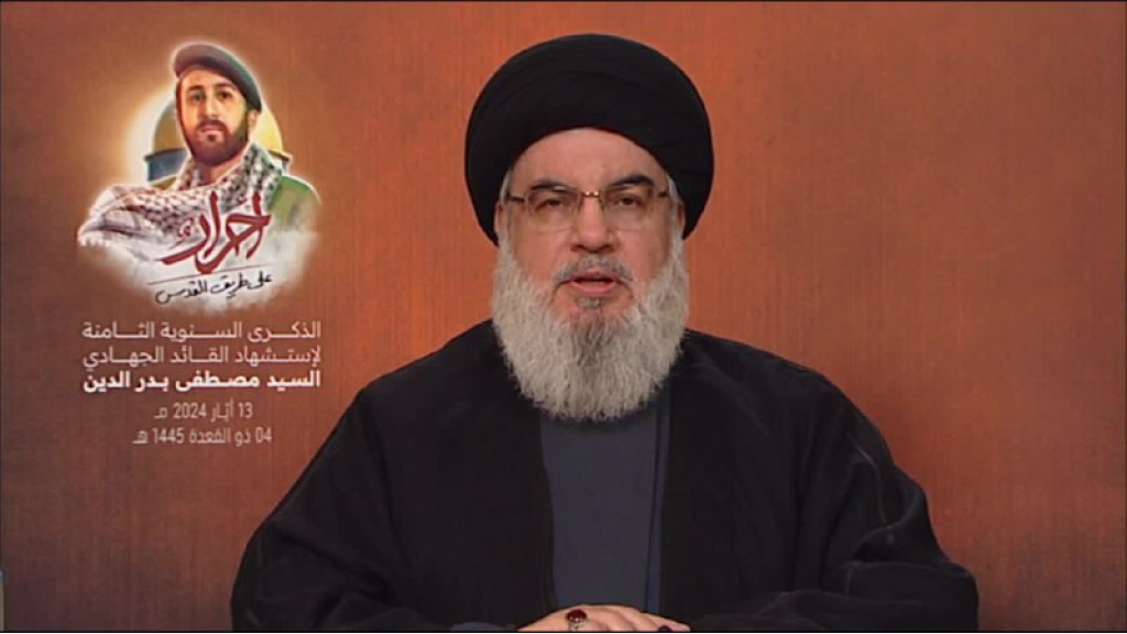 السيد نصر الله: اسناد غزة من لبنان أمر قاطع وتنياهو امامَ خيارينِ لا ثالثَ لهما