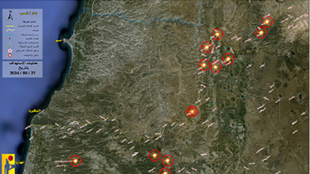 عمليات المقاومة ضد مواقع وانتشار جيش العدو الإسرائيلي عند الحدود اللبنانية الفلسطينية