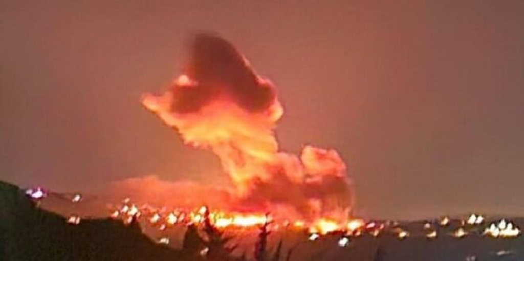 بالفيديو.. غارة على منطقة وادي جيلو ليلاً.. وإصابات في صديقين وبيت ياحون