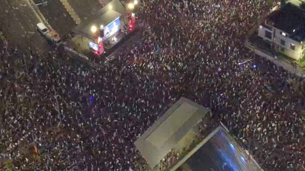 بالفيديو.. تظاهرة في 