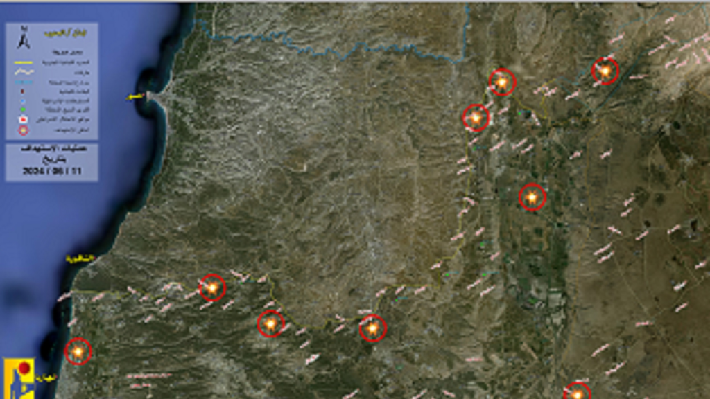 ملخص عمليات المقاومة ضد العدو بتاريخ 11-6-2024