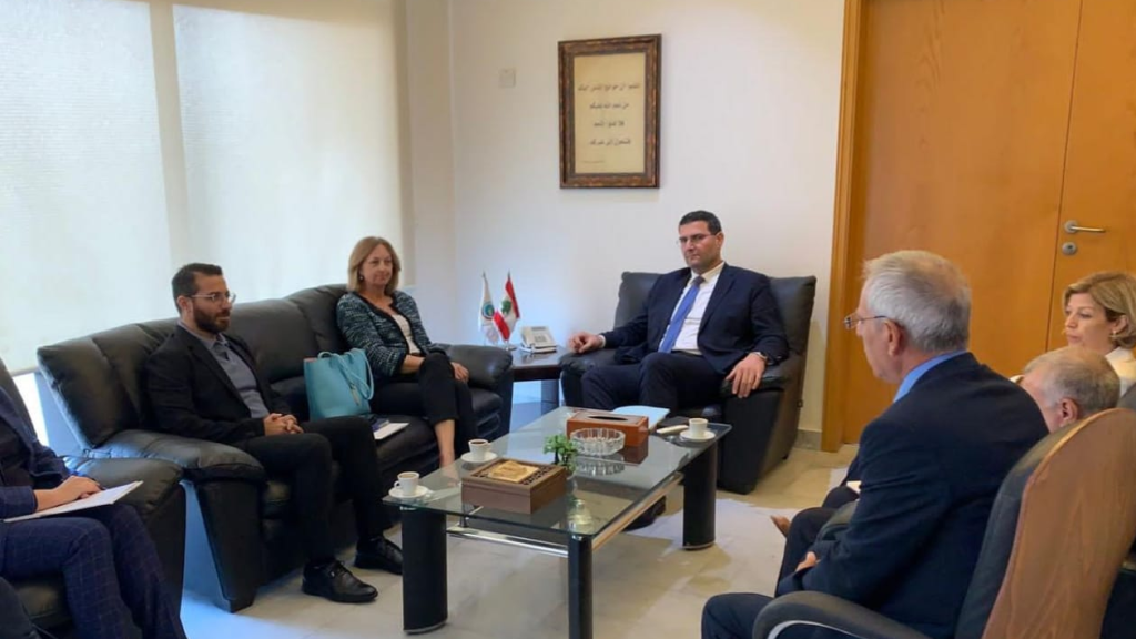 وزير الزراعة يستقبل السفيرة الاميركية لدى لبنان