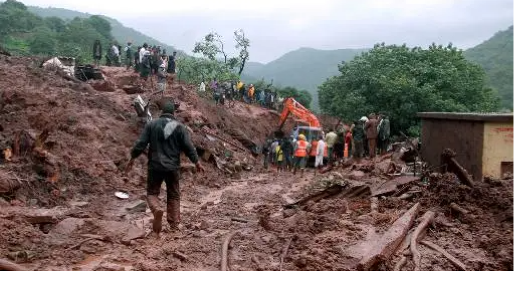 24 قتيلاً والعديد من الجرحى جراء انزلاقات التربة في الهند