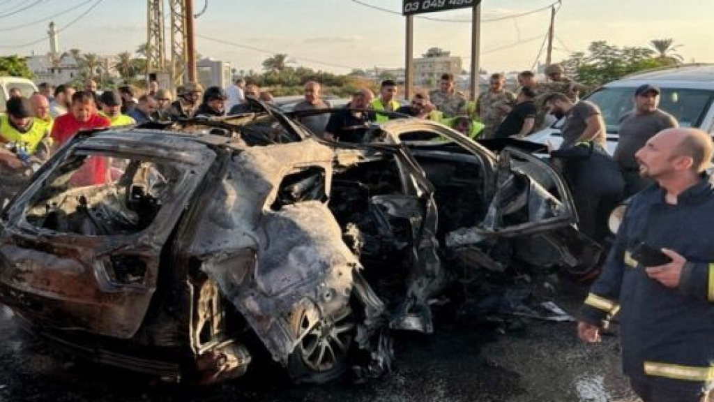 بالفيديو.. لحظة استهداف القياديّ في “حماس” في صيدا