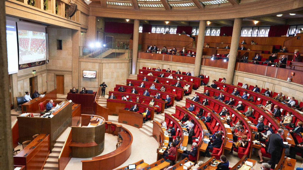 عربيد يشارك في الهيئة العامة للمجلس الإقتصادي الفرنسي ويلقي كلمة عن الوضع في لبنان