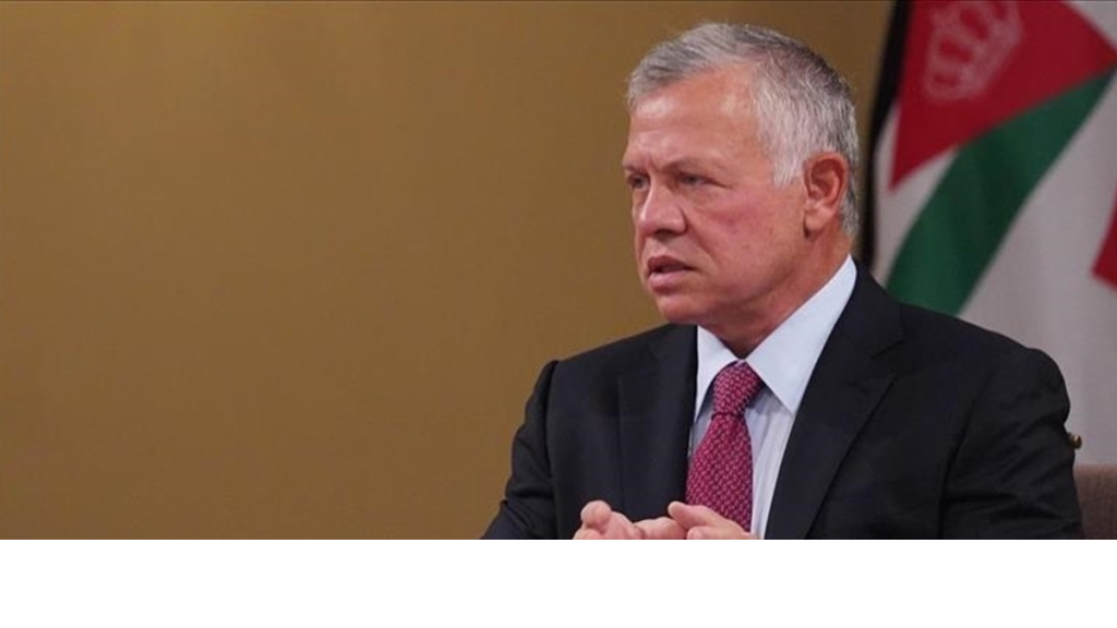 ملك الأردن يؤكد ضرورة وقف العدوان الإسرائيلي على غزة