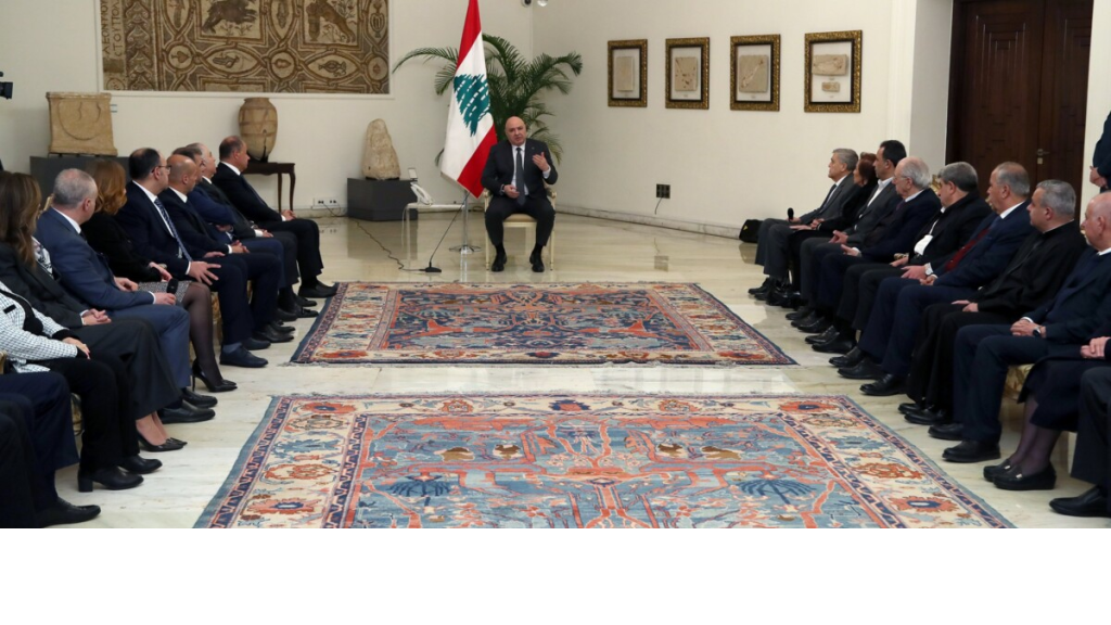 الرئيس عون: نتابع الاتّصالات لدفعِ إسرائيل على الالتزام بالاتّفاق والانسحاب