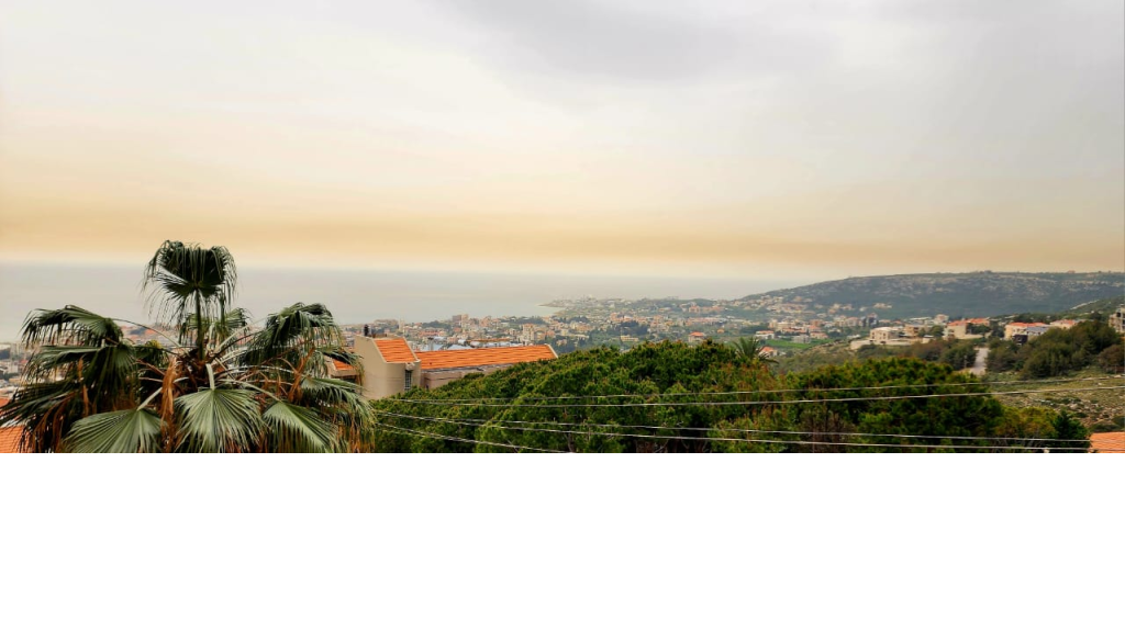 رياح صحراوية وعاصفة رملية تضرب لبنان