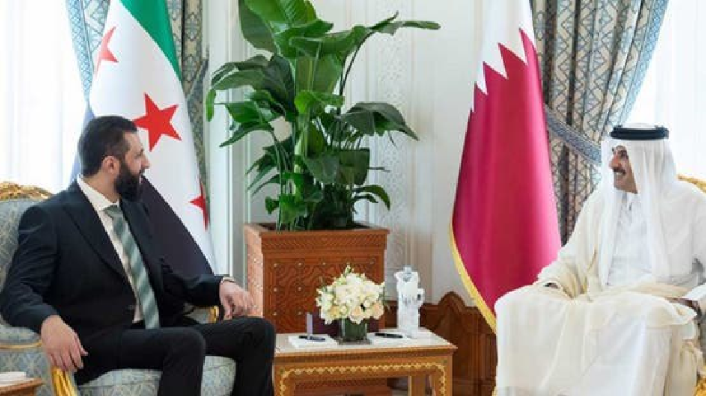 أمير قطر والرئيس السوري يبحثان العلاقات الثنائية وسبل تطويرها