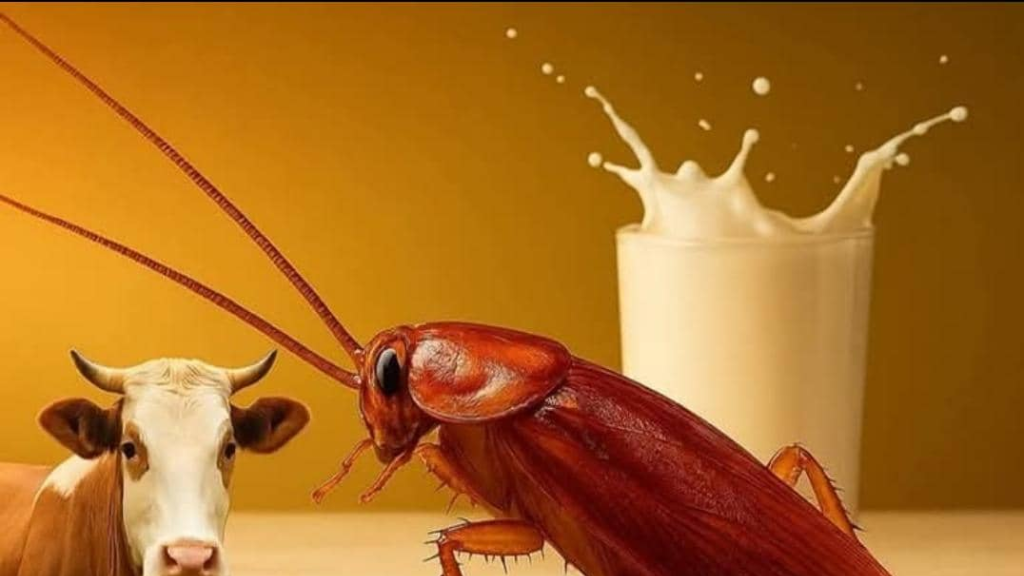 خبرٌ مُفاجئ! اكتشف العلماء أن حليب الصراصير أكثر تغذيةً من حليب البقر