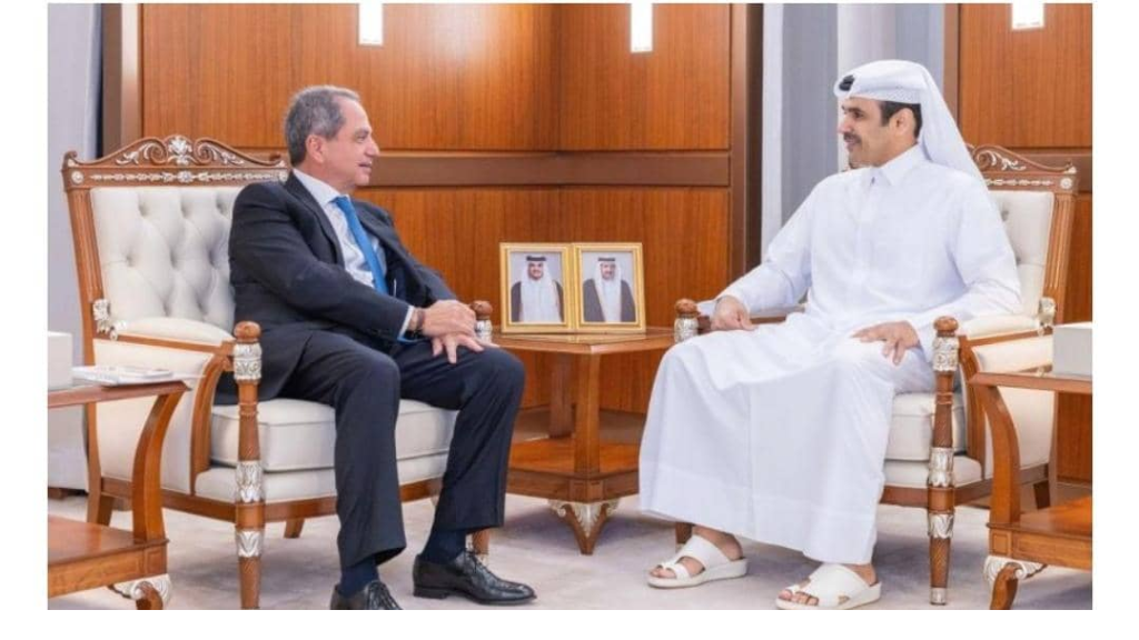 الصدي يلتقي نظيره القطري ومدير عام صندوق قطر للتنمية