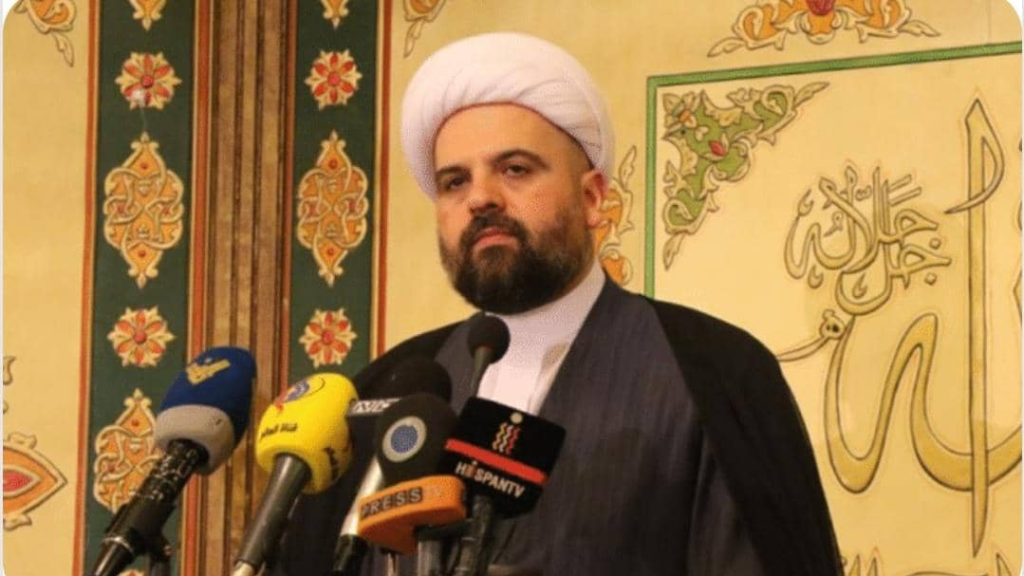 قبلان: لا قيمة لحكومة تتنكر لتضحيات الجنوب والبقاع والضاحية