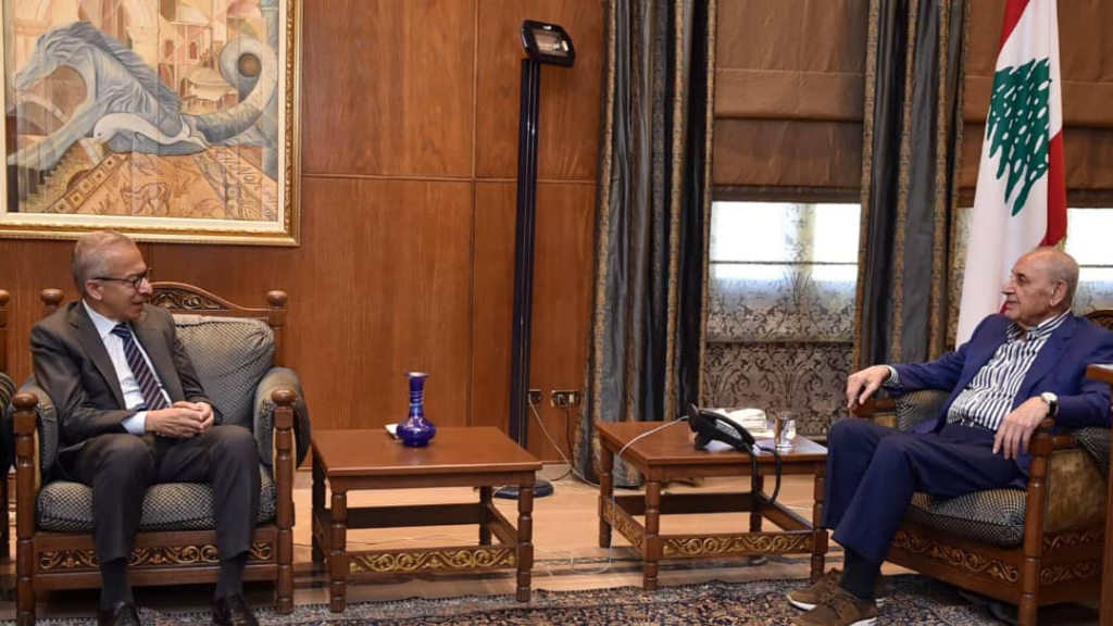 بري يستقبل وزير الاقتصاد ومحمد الحوت