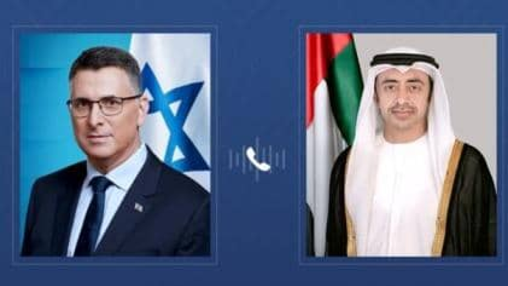 اتصال هاتفي بين بن زايد وساعر افضى الى اتفاق على بدء إدخال مساعدات إنسانية من الإمارات لغزة