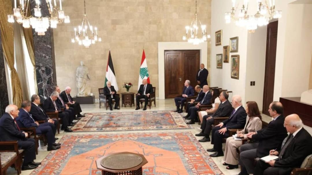 عباس في بعبدا... ولقاء 
