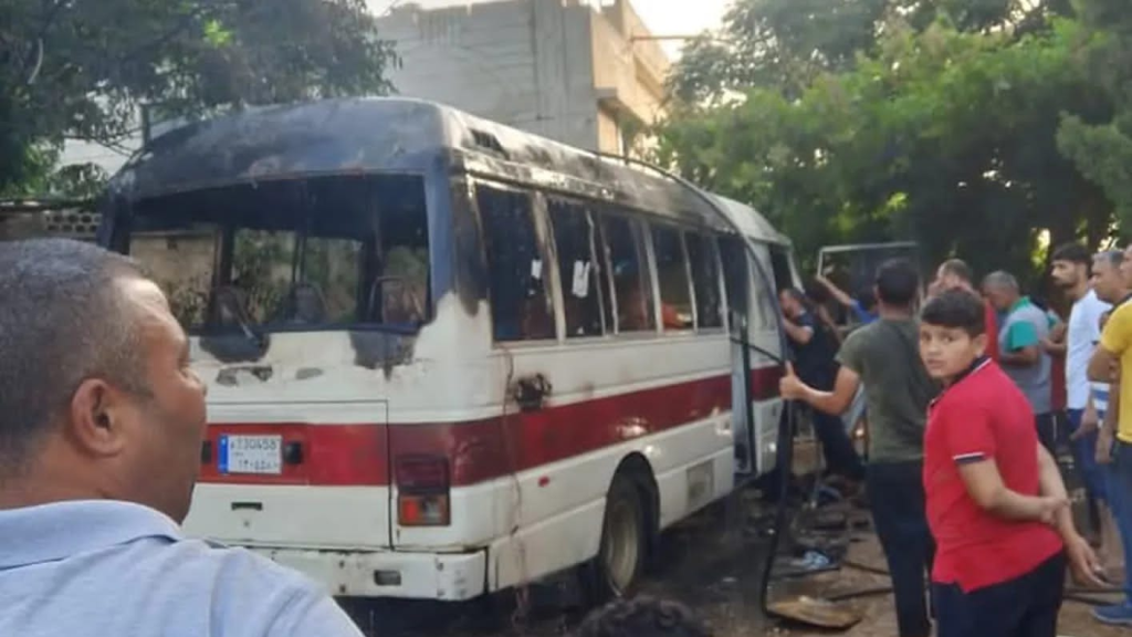 حريق في باص مدرسي في عكار.. إليكم التفاصيل