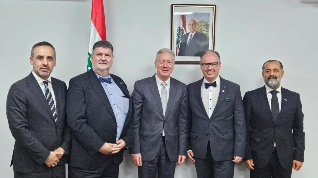 رجّي يستقبل سفير الصين ووفداً من مجلس النواب السويدي وتأكيد لأهمية دور