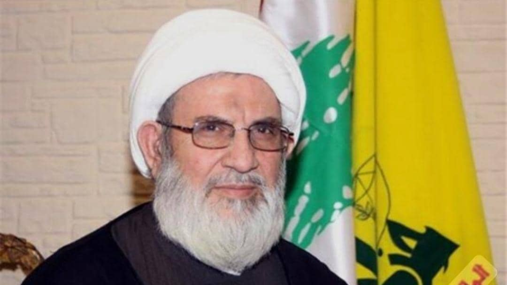الشيخ يزبك: لا كلام قبل الانسحاب وإيقاف الاعتداءات وإعادة الإعمار