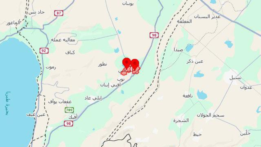صفارات الإنذار تدوي في هضبة الجولان