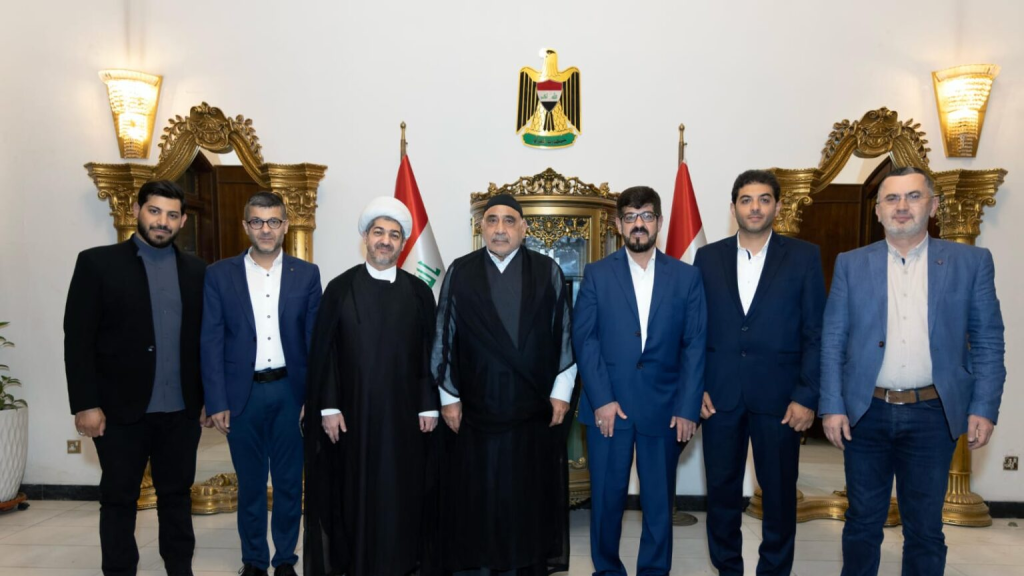 النابلسي يلتقي عادل عبد المهدي