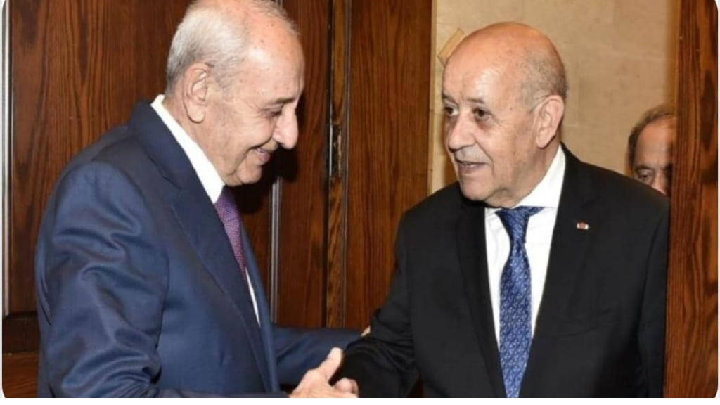 بري خلال لقائه لودريان: لمؤازرة لبنان بالتصدي للمؤامرة التي تحاك على القوات الدولية