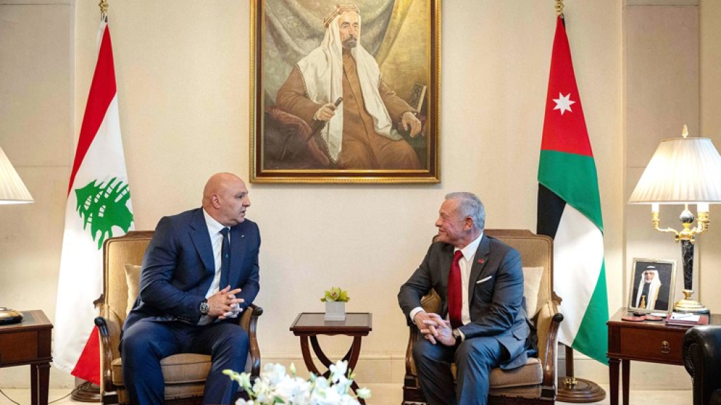 عون و ملك الأردن يؤكدان رفضهما لمخططات تهجير الفلسطينيين