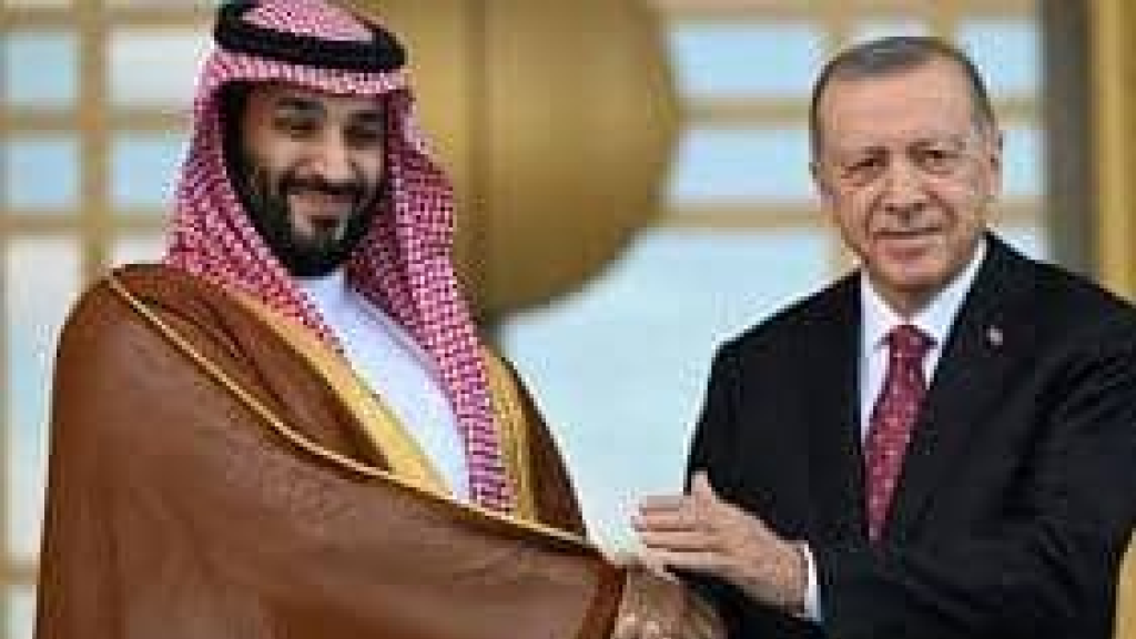 ولي العهد السعودي يستعرض مع أردوغان تطورات المنطقة