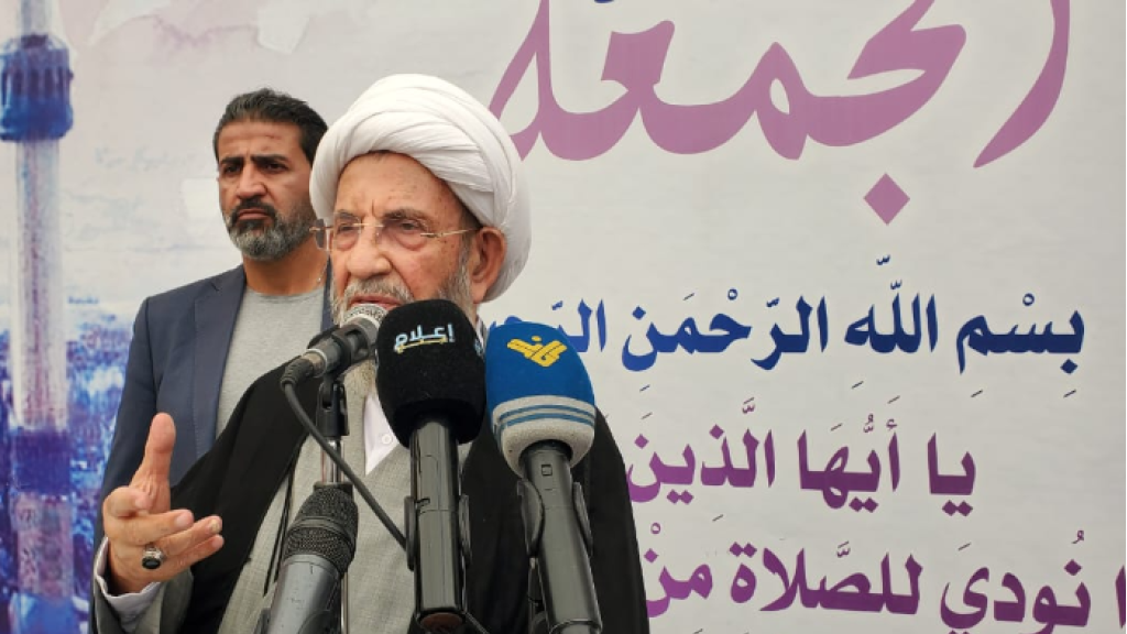 يزبك من مسيرة بعلبك: لا يتوهمن أحد هزيمة المقاومة ويستحيل الاستسلام