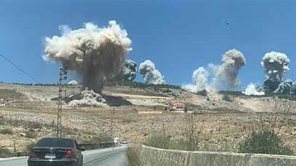 غارات متزامنة مع وصول برّاك: العدوان يتوسّع