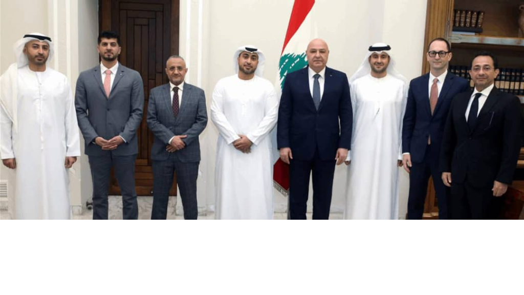 مشاريع واستثمارات في لبنان.. هذا ما كشف عنه وفد إماراتي في بعبدا