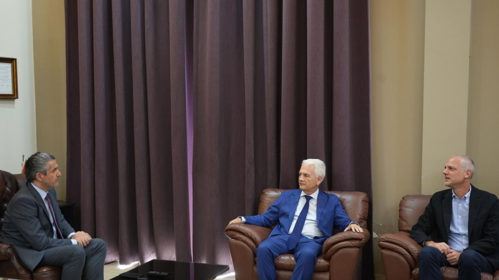 محافظ البقاع استقبل سفير ايطاليا ومدير مكتب وكالة الأمم المتحدة للهجرة في لبنان