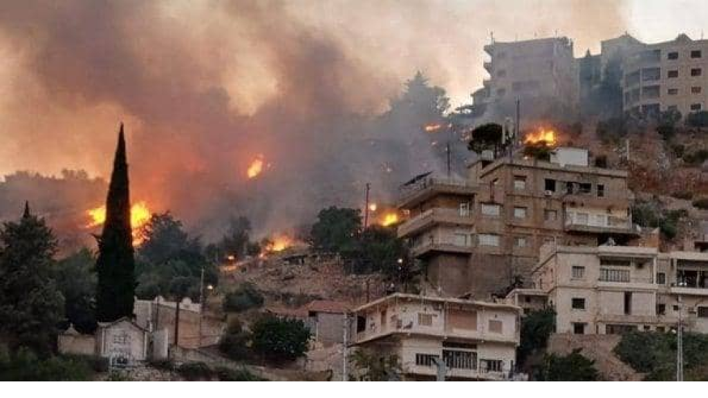 أخبار لبنان في وادي العرائش… زحلة تشتعل والنيران تقترب من المنازل!