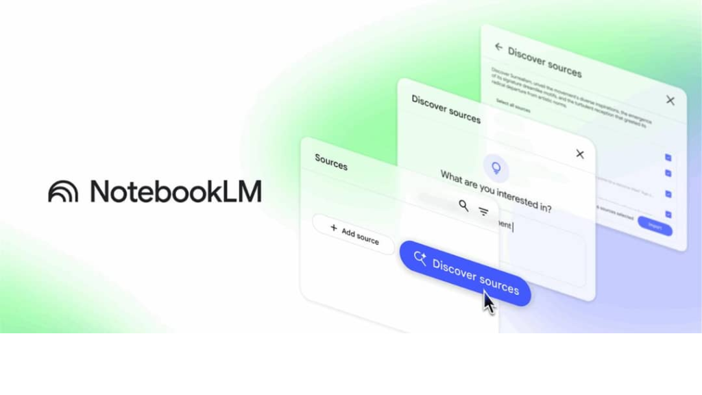 NotebookLM يتحول إلى مكتبة رقمية ذكية