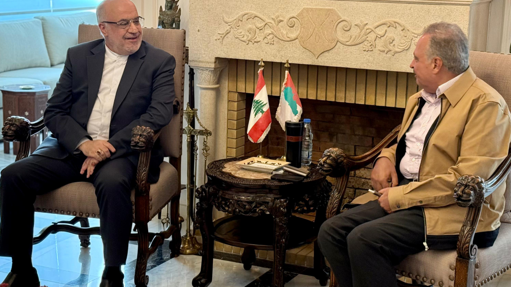 أرسلان استقبل السفير الإيراني وبحث معه في المستجدات