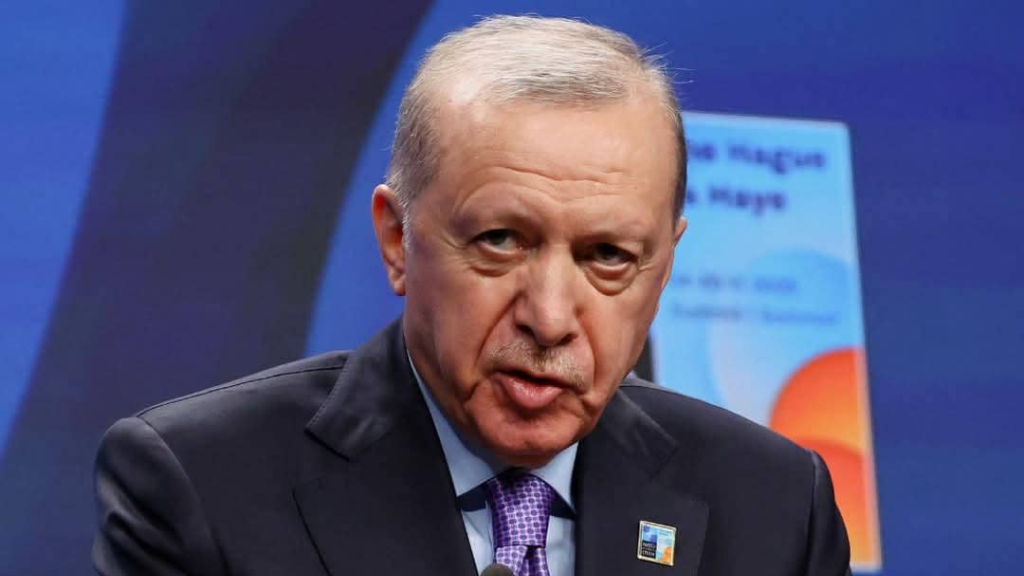 أردوغان يشيد بقرار ماكرون الاعتراف  بدولة فلسطين