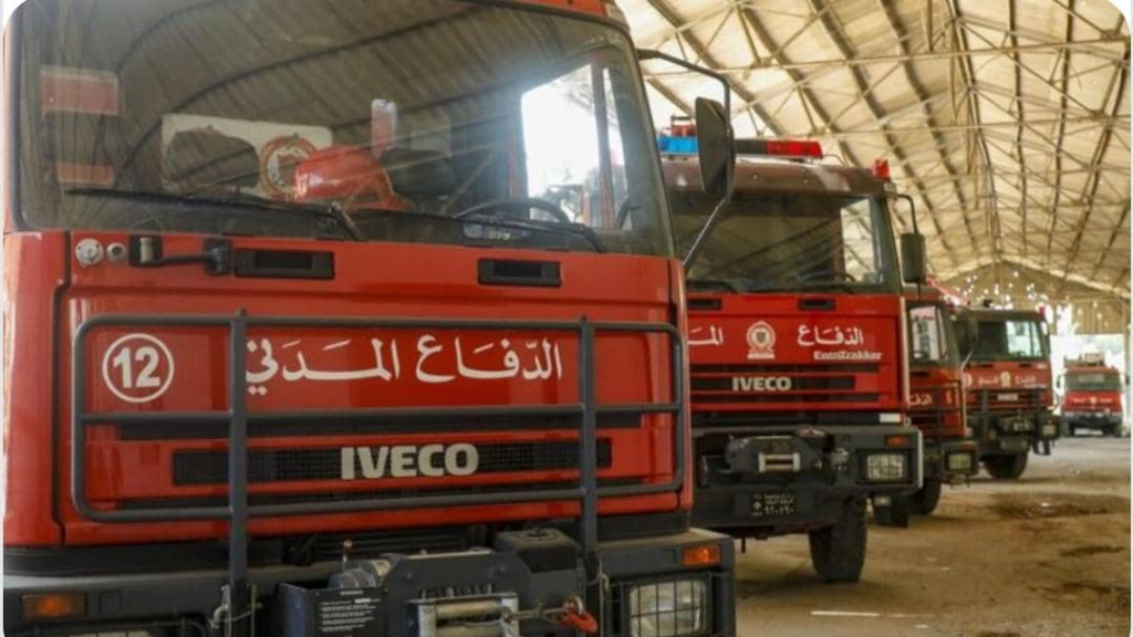 الدفاع المدني: 85 مهمة خلال الـ 24 ساعة الماضية