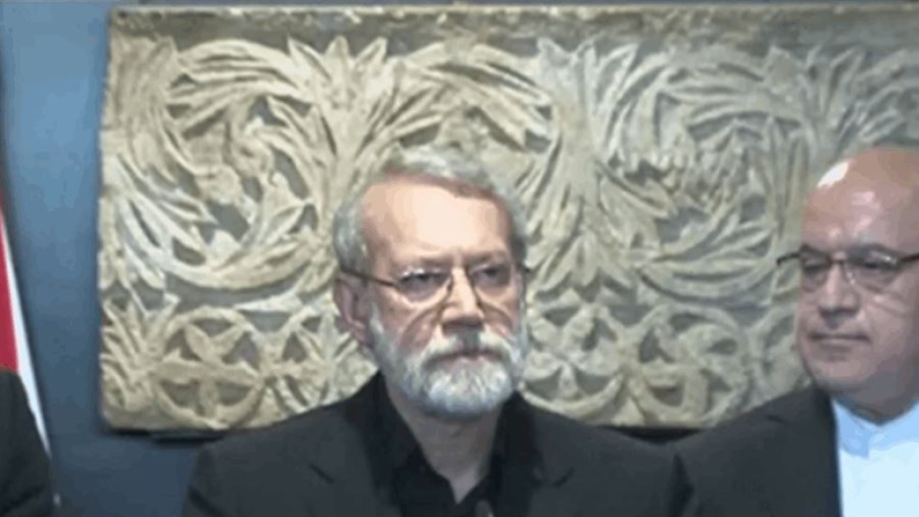 لاريـجـانـي فـي بـيـروت داعـمـاً... وقـادة الـعـدو يـتـجـوّلـون جـنـوبـاً