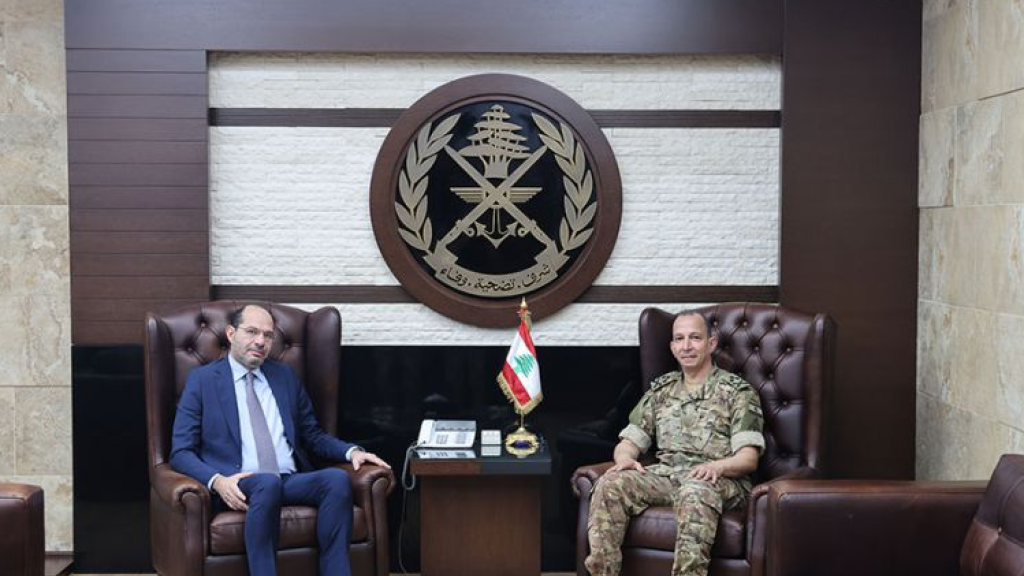 استقبالات العماد قائد الجيش